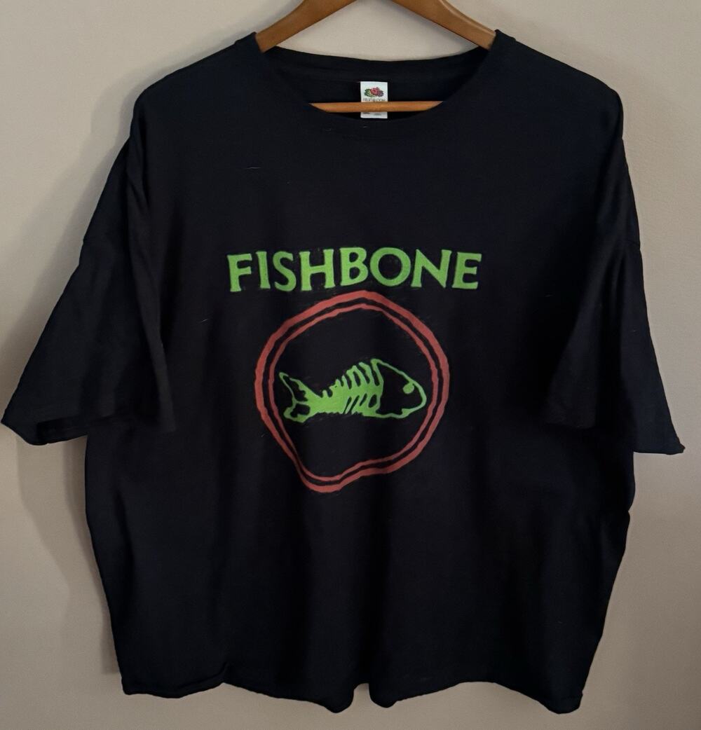 Vintage FOL Fishbone T Shirt Size 3XL 80’s Fishbone Band Tee